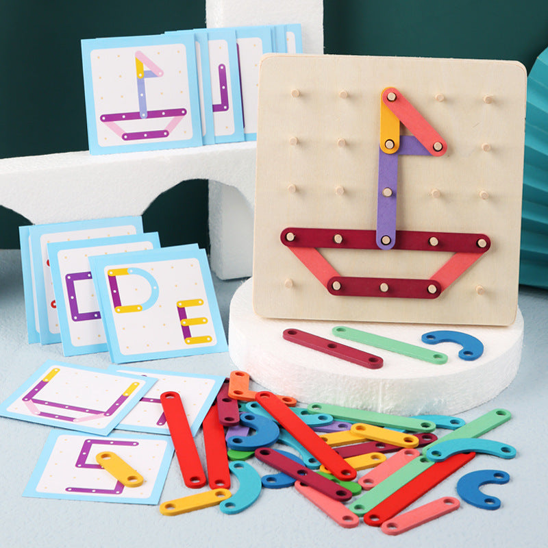 MindBloom - Interactive Wooden Learning Puzzle for Kids